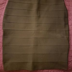 Cute Black Bandage Skirt-Zipper Back